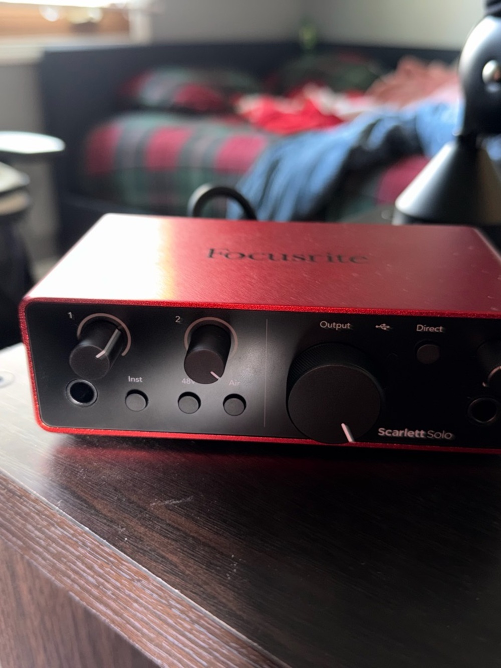 Scarlett Solo USB Audio Interface - Red
